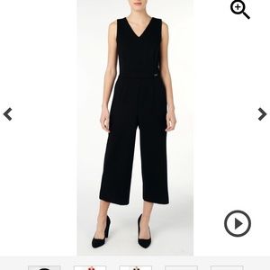 Pink Tartan cropped jumpsuit
